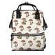 thumbnail image 1 of Disketp Mushroom Mochila de Pañales de Gran Capacidad con Múltiples Bolsillos, Mochila de Viaje Multifuncional para Bebé, Unisex, Moderna y Resistente, 1 of 6