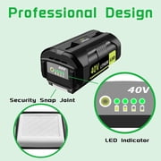 For Ryobi 40V Battery 6.0Ah Lithium Battery
