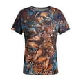 thumbnail image 3 of LilyLLL Womens Summer T Shirt Printed Short Sleeve Pullover Blouse Tops, 3 of 4