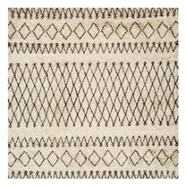Safavieh CSB851 Casablanca Area Rug-Finish:Ivory/Black,Shape:Shape,Size:Size