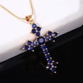 thumbnail image 5 of Cross Pendant Necklace for Women Crystal Zircon Necklace for Women Jewelry Valentines Day, 5 of 23