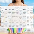 thumbnail image 3 of Gamivast Two Piece Tankini for Kids Girls Pleated Skirted Bottom Cami Crop Top Modest Swimsuit Summer Resort Vacation Wear Cute Sunbathing Bathing Suit, 3 of 9
