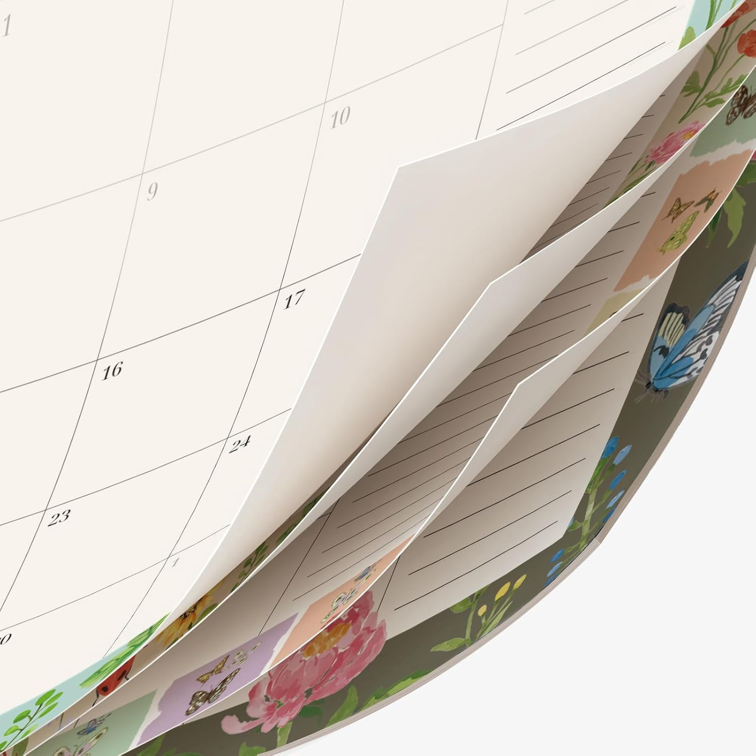 Jotsome  Large Desk Calendar 2026-2027 18-Month Planning Pad (Jan 2026-Jun 2027) 16.5"x21" Desktop Mat Blotter for Home Office & School Easy View & Write
