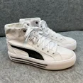 thumbnail image 2 of PU & MA High Top Platform Sneakers Casual Lace Up Fashion Shoes Mens Size 8.5, 2 of 6
