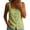 Green-b-tanks, variant on Women's Button up Tank Tops, Cotton Linen Sleeveless Square Neck Camisole, Casual Basic Beach Vacation Shirt, S-3XL
