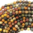thumbnail image 6 of K-KED Natural Multicolor Picasso Jasper Round Beads 15" Strand 6mm 8mm 10mm 12mm-8 mm, 6 of 6