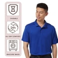thumbnail image 5 of AllPro Men's Polo Shirts Short Sleeve Collar T-Shirt 100% Polyester Dry Fit Performance Polo (Sand, M), 5 of 7