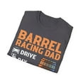 thumbnail image 4 of Mens Barrel Racing Dad Drive Pay Clap Repeat Funny Rodeo Unisex T-Shirt, 4 of 4