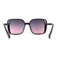 thumbnail image 4 of Womens 1990s Fashion Butterfly Chic Oversize Sunglasses Black Purple Pink, 4 of 4