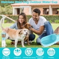 thumbnail image 4 of Bouteilles d'Eau pour Chien avec Contenant pour Nourriture 550 ml Distributeur Portable de Bouteille d'Eau pour Chien Étanche Bouteille de Marche pour Chien Bouteille Réutilisable pour Animal de Compagnie Bouteille de Boisson de Qualité Alimentaire Bol d'Eau de Voyage pour Chiens Animaux de Compagnie O, 4 of 6