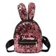 thumbnail image 2 of Sywqhk Cute Mini Lentejuelas Mochilas Mujer Chica Orejas De Conejo Bolsas De Hombro/Rosa-212990.03 Sywqhk Para estrenar, 2 of 3