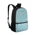 thumbnail image 2 of Uourmeti Daisy Pattern Durable Backpack for Travel Daily Use, Smooth Zippers Adjustable Shoulder Straps School Backpack Fashion Student Bookbag, 2 of 6