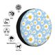 thumbnail image 4 of Fotbe Daisies Flowers Funda de Llanta de Repuesto con Estampado, Engrosada, Ajuste Universal para Jeep, Remolque, RV, SUV, Camión-16 inch, 4 of 6