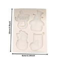 thumbnail image 5 of Christmas Silicone Baking Molds DIY Chocolate Cupcake Cake Decorating Holiday Treats - Flexible Release Safe Material(A), 5 of 5
