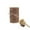 Brown, variant on Rustic Crafts Wire,164FT Floral Bind Wire Twine for Flower Arrangements,QZS Portable Paper Wrapping Rope for Wedding Decorating,1Pc