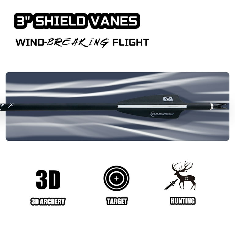 30 Carbon Arrows Archery Target Practice Arrows with