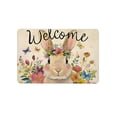 thumbnail image 2 of Yhmxh Easter Welcome Doormat 24x16 Inch Rabbit Door Mat for Indoor Outdoor Entrance Non-Slip Washable Floor Mats Spring Easter Home Decor Rugs Easter Egg Door Mat Spring Party Decor, 2 of 6
