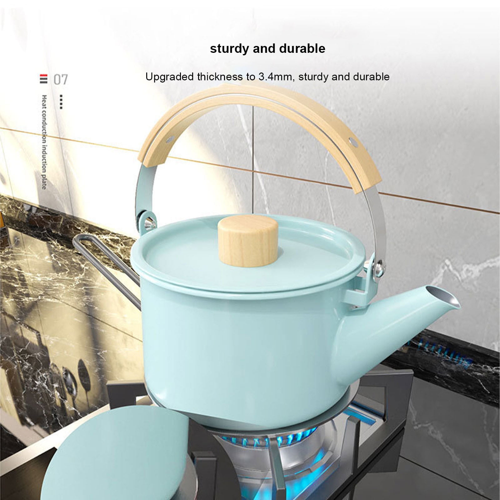 Heat Diffuser for Gas Stove 13 cm Stainless Steel Aluminum Alloy Induction Cooker Adapter with Magnetic Base