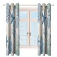 thumbnail image 4 of Summer Beach-1 2pcs Blackout Curtains For Living Room Bedroom Grommet Top Window Set for Left And Right Biparting Open, 4 of 6
