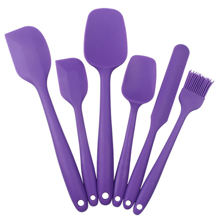Silicone Whisk Set of 3 purple Non-Scratch Non-Stick Kitchen Utensils 3  Sizes