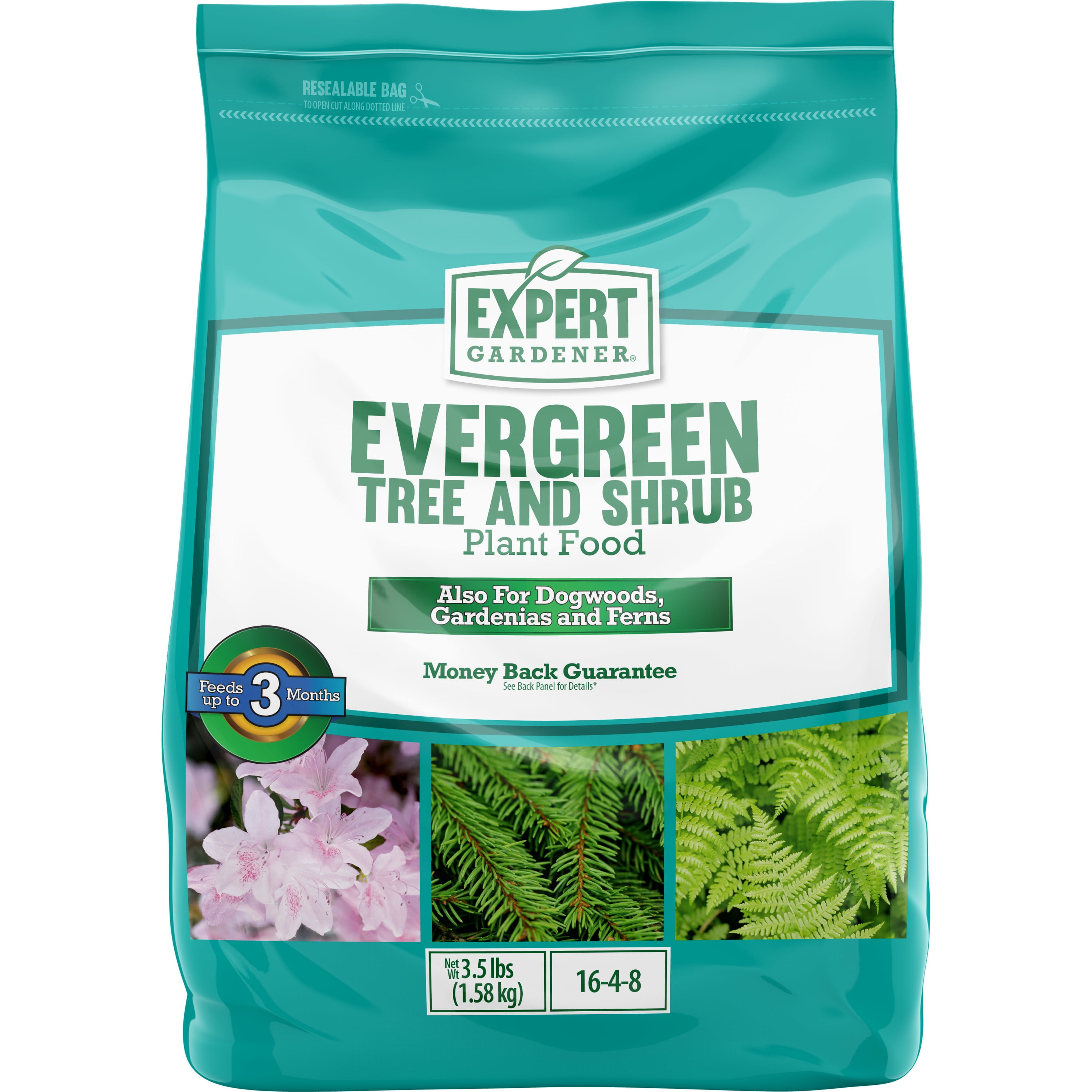 Expert Gardener Evergreen Tree and Shrub Plant Food 16-4-8, 3.5 lb.