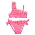 thumbnail image 2 of LYMAYTER Teen Girls Swimsuit Toddler Kids Quick Dry Bathing Suit Swimwear Two-Piece Sport Bikini Set 1-12Y, 2 of 11