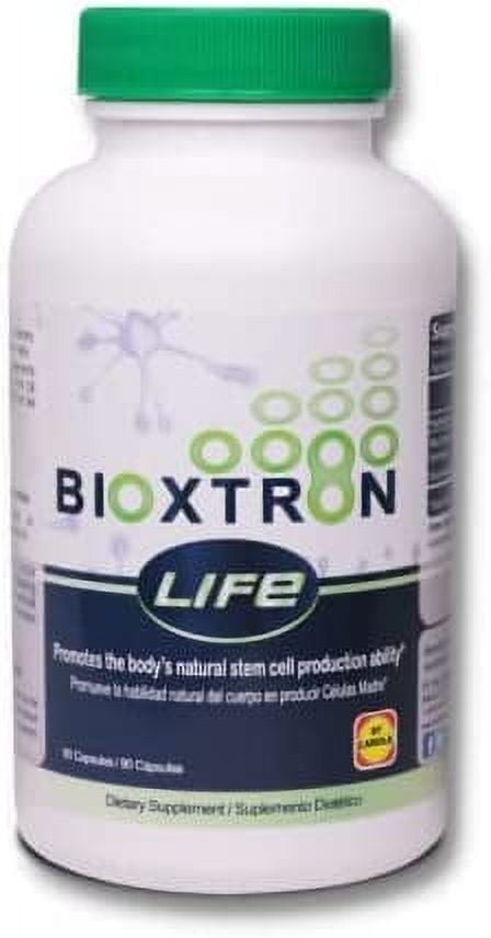 Bioxtron Life AFA Stem Cell Natural Supplement Capsules - Stem Cells Production - Joint Discomfort, Fatigue, Low Defenses - 90 Capsules