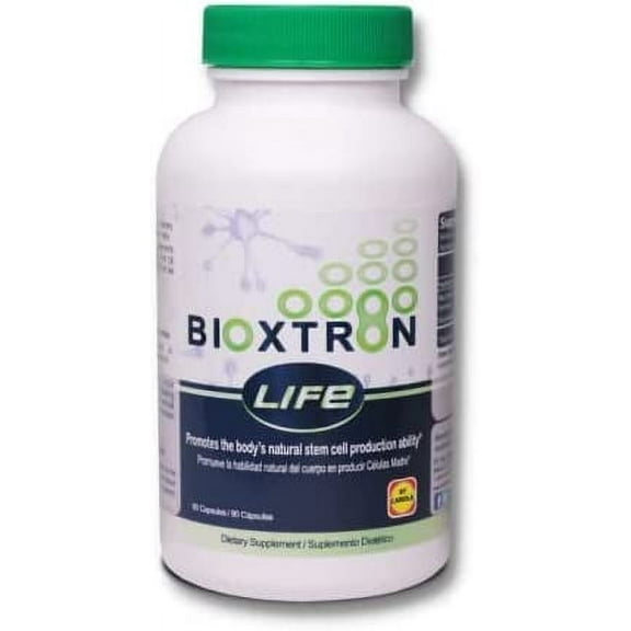 Bioxtron Life AFA Stem Cell Natural Supplement Capsules - Stem Cells Production - Joint Discomfort, Fatigue, Low Defenses - 90 Capsules