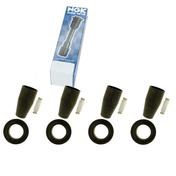 4 pc NGK Ignition Coil Boots compatible with Chevrolet Sonic 1.8L L4 2012-2015