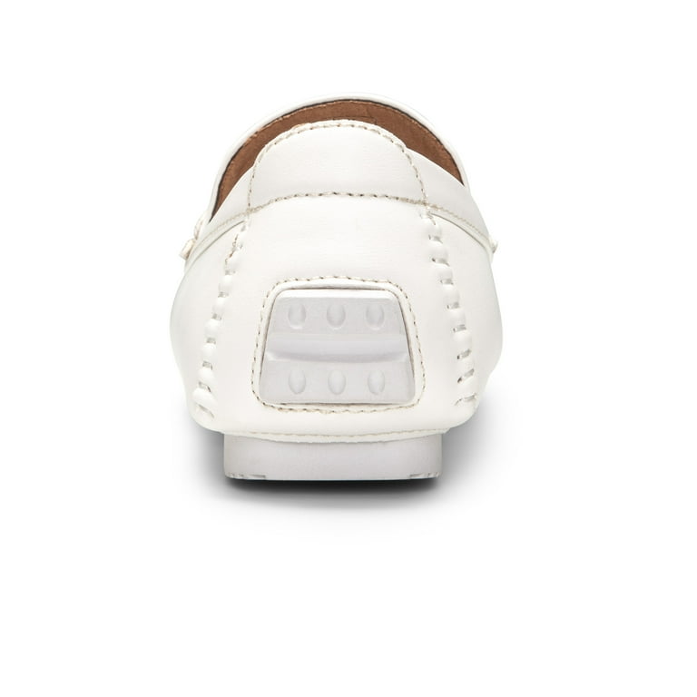 Mens White Penny Loafers Bar III US 9 Handmade Mens white Leather Moccasins Shoes, Leather penny  main image 2