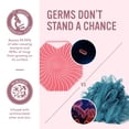 thumbnail image 2 of Exfoliante Body Scrubber Sud de silicona antimicrobiano, rosa, 2 of 7