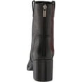thumbnail image 3 of Vince Camuto Zanilla Black Zipper Closure Rounded Toe Blocked Heel Boot (Black, 8), 3 of 4