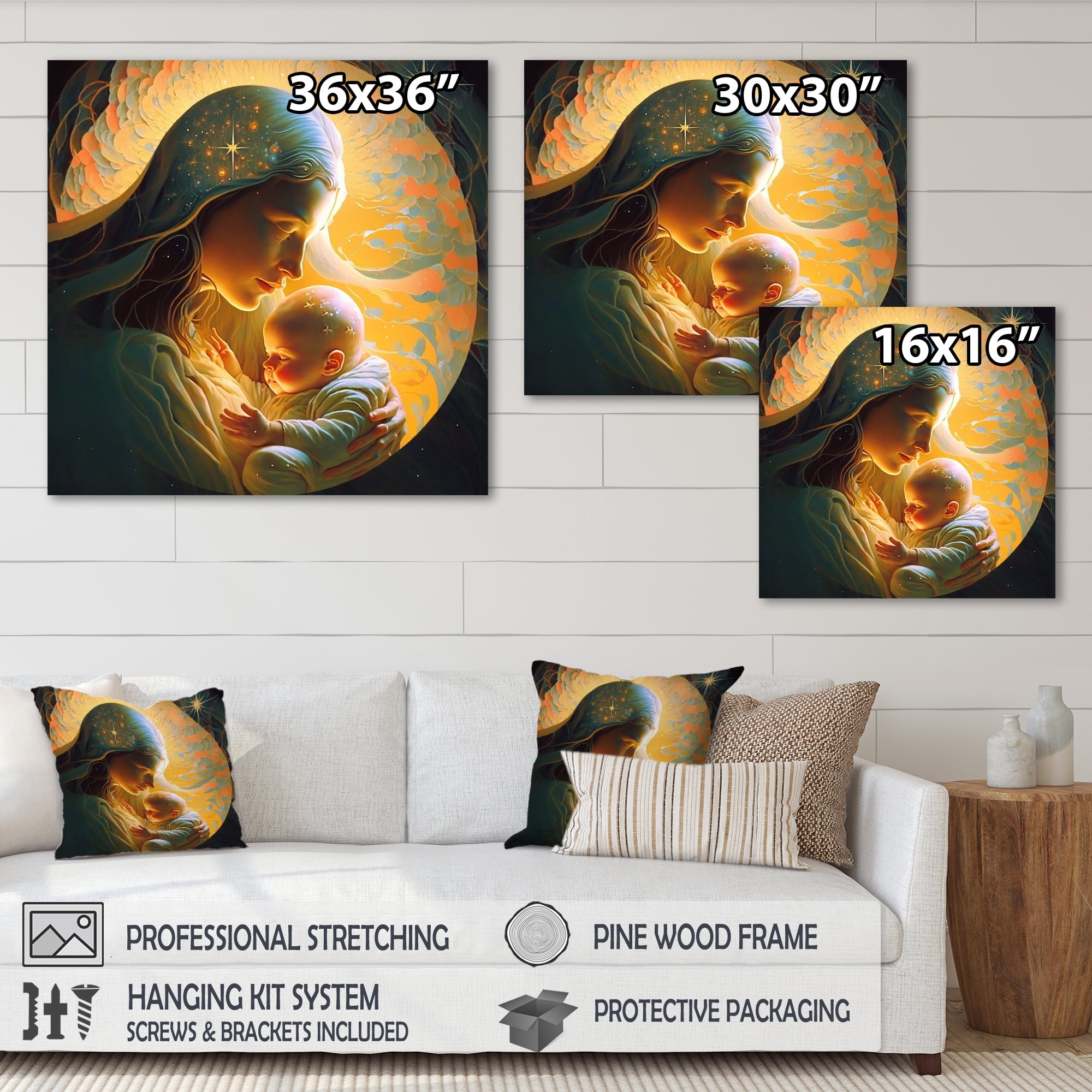 Designart Pop Art Marie Portrait Canvas Wall Art
