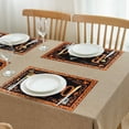 thumbnail image 5 of Placemats Horror Pumpkin Scary Ghost Halloween Placemats Set of 4 Autumn Halloween Table Mat Durable No Slip Outdoor Indoor Table Mats for Party Kitchen Dining Decoration, 5 of 6