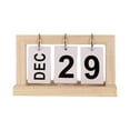 thumbnail image 2 of Calendario de escritorio Pantalla grande Accesorios de escritorio Accesorios de fotografía creativos Obras de arte Color madera claro, 2 of 9