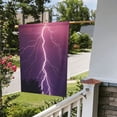 thumbnail image 5 of Wukai Thunderstorm Violet Purple Garden Flags Double Sided Welcome Garden Yard House Flags Outside Outdoor House (Only Flag), 5 of 8