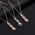 thumbnail image 3 of Collar chapado en plata Sailing con circonita cúbica y colgante infinito, 3 of 4