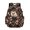 Hedgehog Floral Print Black, variant on SCRAWLGOD Neon Light Trails Pattern Lightweight Backpack for Kids, Unisex Daypack for Travel Work Business Commute School, Laptop Storage Classic Modern Simple Design