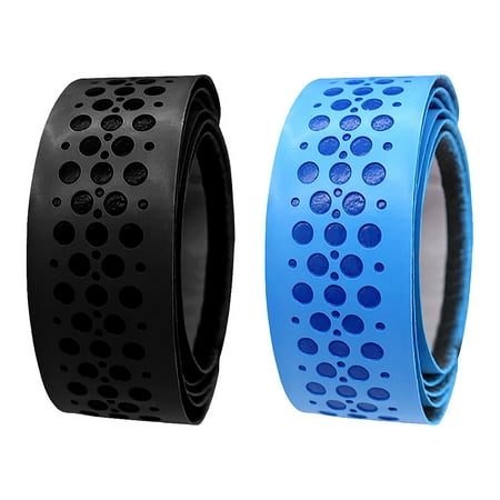 

Thinsont Pack of 2 Golf Grip Strip Plastic Outdoor Indoor Courtyard Office Practice Training Anti-skid Tape for Beginner Black Blue