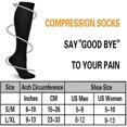 thumbnail image 2 of 4 Pairs Compression Socks for Men and Women 20-30 mmHg Compression Stockings, 2 of 5