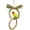 Double Loop, variant on Hanging Bird Swing, Handwoven Natural Grass Bird Swing Toy, Parrot Exercise Toy for Conures, Cockatiels, Parakeets, Quaker, Lovebird, Budgie, Perches for Cage