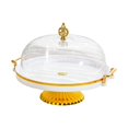 thumbnail image 1 of DOLITY Cake Stand Multifunctional Cupcake Candy Display Tray Decorative Kitchen Platter White with Lid, 1 of 9