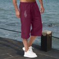 thumbnail image 2 of Wyzesi Plus Size Pants for Men Guest Long Jogging In Spring and Summer Relaxing and Relaxing Beach Vacation Nine Point Sweatpants Christmas Casual Pants Costumes, 2 of 4