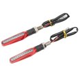 thumbnail image 4 of Motorcycle LED Warning Light, Waterproof ABS Sequential Blinking Cool Turn Signal Indicators Low Power Consumption  For Off Road Red, 4 of 8