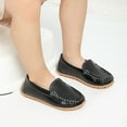 thumbnail image 5 of Bonario Toddler Boys Girls Shoes Slip-On Flats Boat Leather Loafers Moccasin for Little Kids, 5 of 8