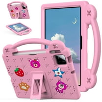 Dteck Kids Case for Onn 11 inch Tablet Pro 2024 (100146660 ) Shockproof EVA Foam Case Handle Kickstand Kids Friendly Cover for Walmart Onn 11 inch Tablet Pro 2024 ,Pink