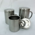 thumbnail image 3 of 304 Stainless Steel Cups Metal Cups Cold-Drink Tumblers for Kids Drinking Outdoors & Traveling, 3 of 8
