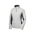 thumbnail image 5 of Port Authority Ladies Core Colorblock Soft Shell Jacket-4XL (Marshmallow/ Battleship Grey), 5 of 6