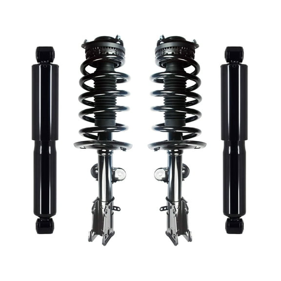 Set of 4 Front Quick Complete Strut-Coil Spring-Rear Shock For 2009 2010 Volkswagen Routan