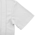 thumbnail image 3 of Yaoyar Mens 2 Pieces Outfits Casual Cotton T Shirt and Shorts Set Summer Short Sleeve Waffle Tracksuits, 3 of 8
